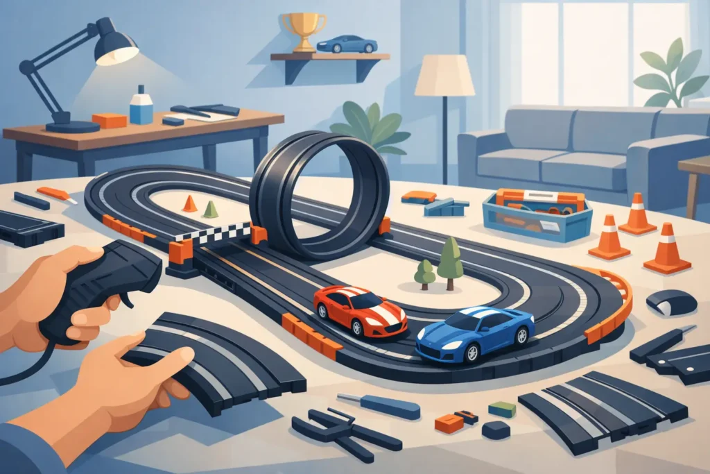 Cómo hacer circuitos de coches en casa