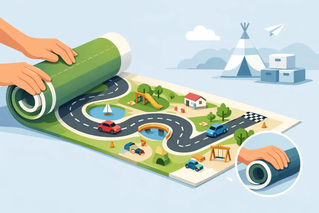 Cómo montar circuito enrollable infantil fácil