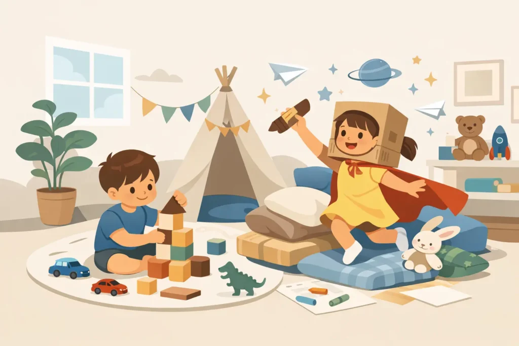 Guía de juego libre infantil en casa