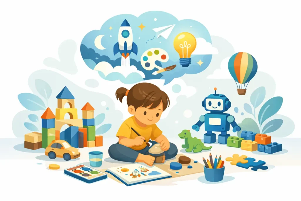 Juguetes para desarrollar la creatividad infantil